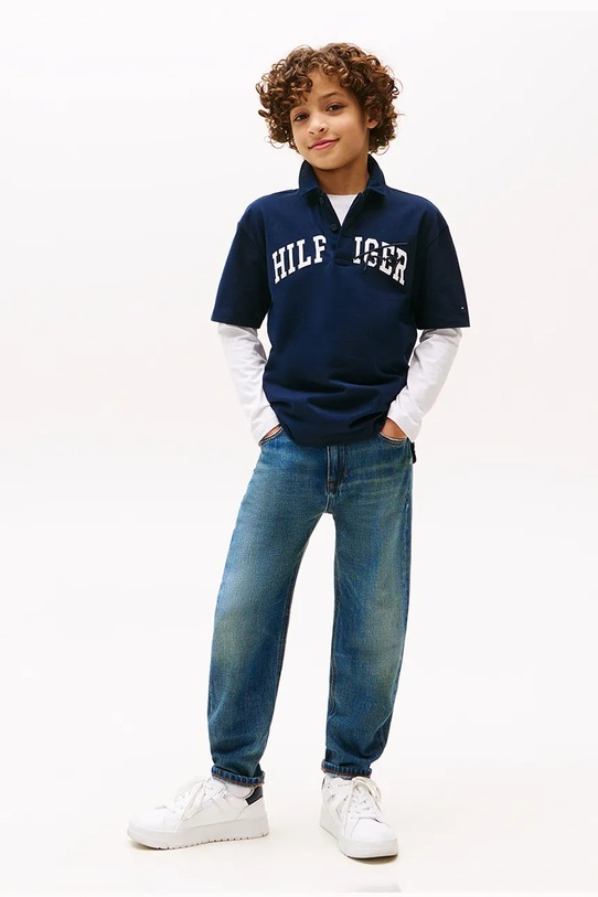 Tommy Hilfiger jeansy dziecięce ARCHIVE EMB jeansy niebieski KB0KB09710.9BYA