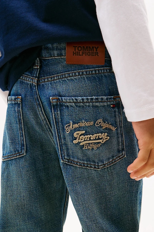 Tommy Hilfiger jeansy dziecięce ARCHIVE EMB KB0KB09710.9BYA