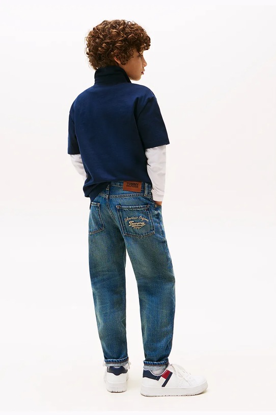 Tommy Hilfiger jeansy dziecięce ARCHIVE EMB niebieski KB0KB09710.9BYA