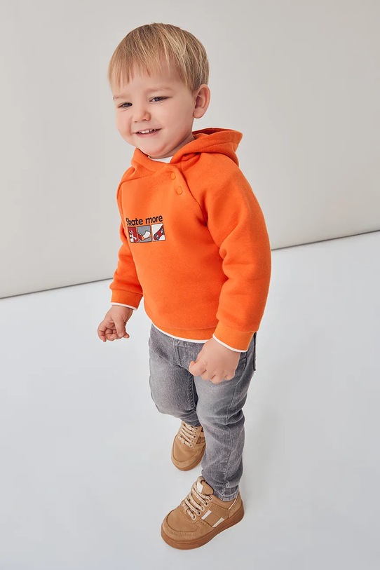 Бебешки дънки Mayoral jeans slim fit basic Planet friendly сив 510.3B.Baby.9BYA