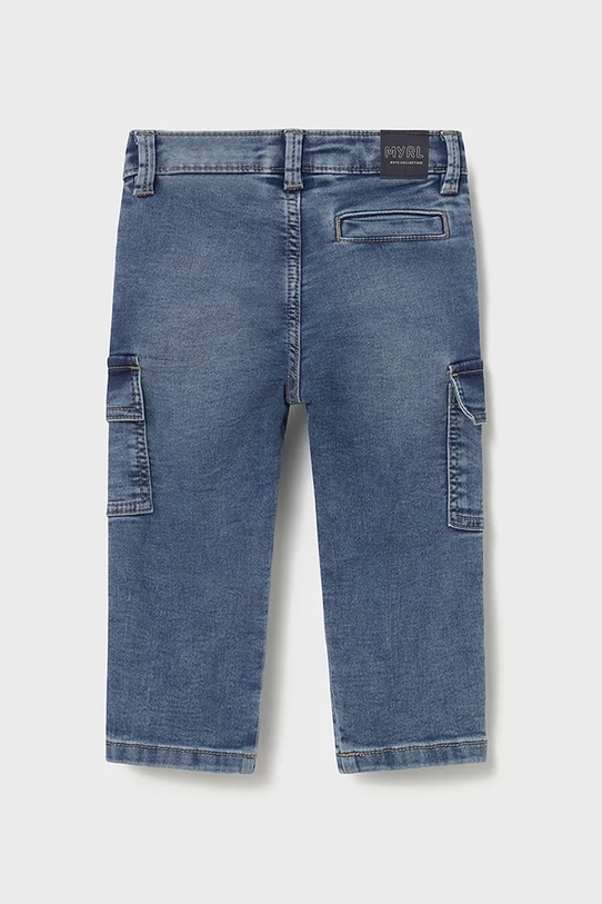 Mayoral jeansy dziecięce soft denim cargo 2505.3B.Baby.9BYA niebieski AW25