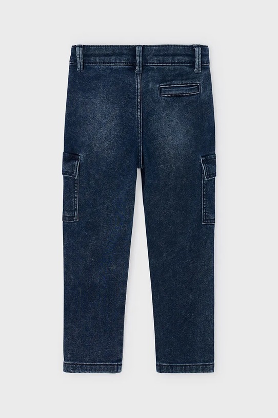 Chłopiec Mayoral jeansy dziecięce soft denim cargo 4563.5D.Mini.9BYA niebieski