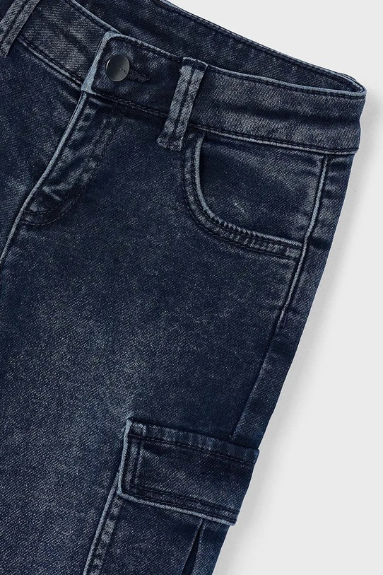 Mayoral jeansy dziecięce soft denim cargo niebieski 4563.5D.Mini.9BYA