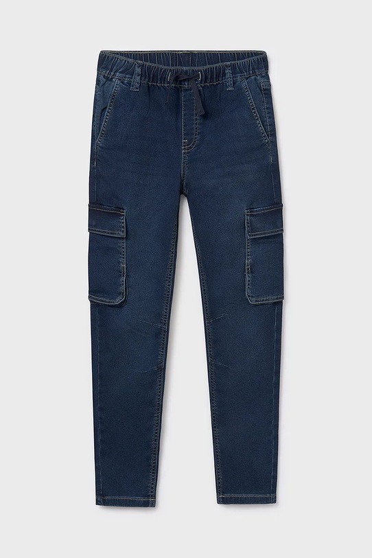 Dětské rifle Mayoral soft denim jogger 7560.7B.Junior.9BYA modrá AW25