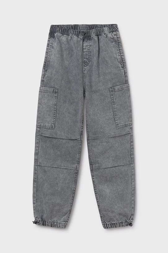 Mayoral jeansy dziecięce denim cargo 7564.7C.Junior.9BYA szary AW25
