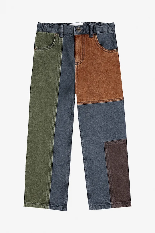 Bobo Choses jeansy dziecięce 225AC078 niebieski AW25