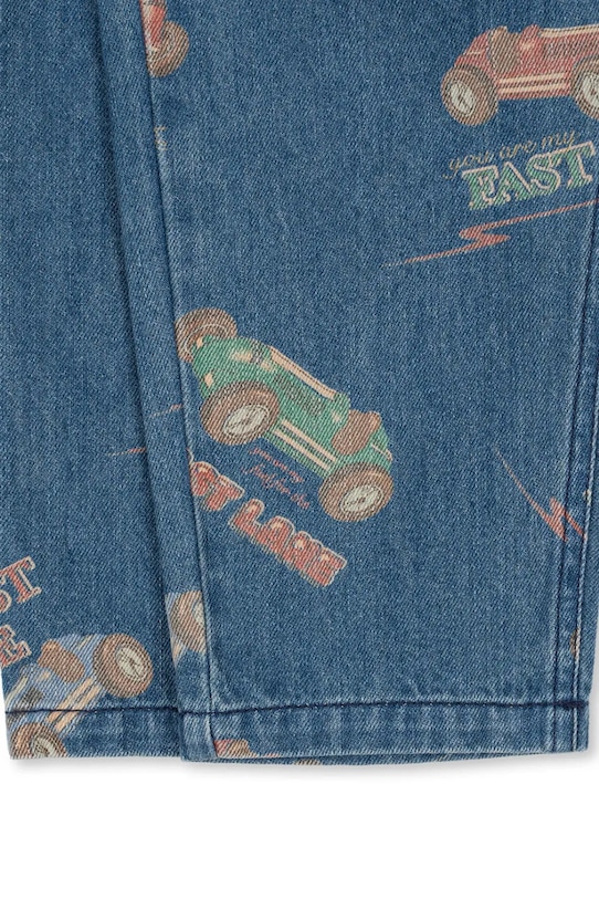 Konges Sløjd jeansy MAGOT PANTS GOTS KS103889.B.9BYA granatowy