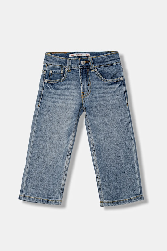 Детски дънки Levi's 555 RELAXED STRAIGHT JEANS с регилация син 8EN331