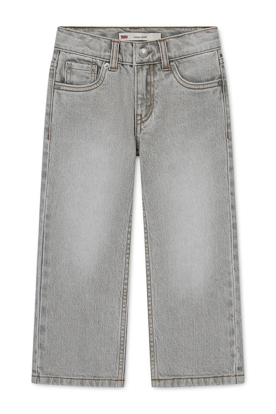 Levi's rifle straight detské 555 RELAXED STRAIGHT JEANS sivá 8EN695