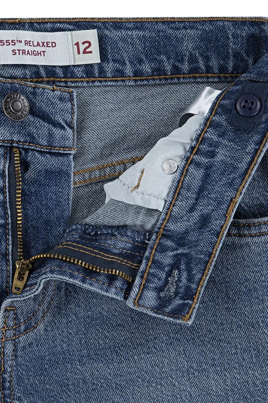 Levi's jeansy dziecięce 555 RELAXED STRAIGHT JEANS niebieski 9EN695