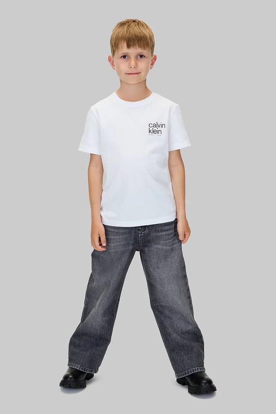 Хлопчик Дитячі джинси Calvin Klein Jeans SKATER MID IB0IB02550.9BYA сірий