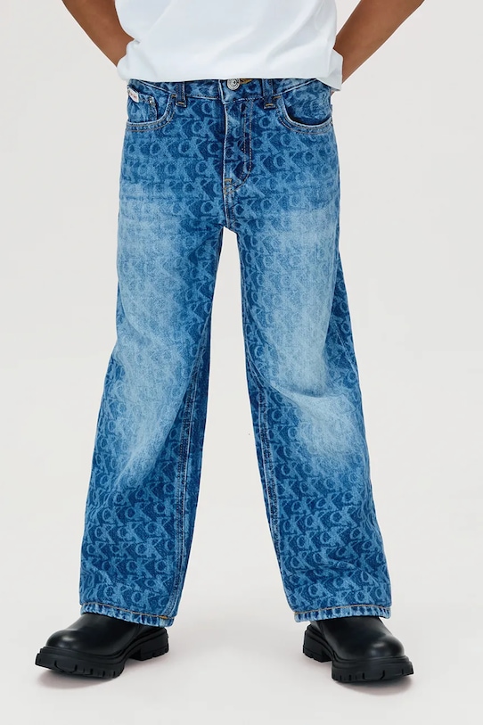 Chlapec Detské rifle Calvin Klein Jeans SKATER IB0IB02551.9BYA modrá