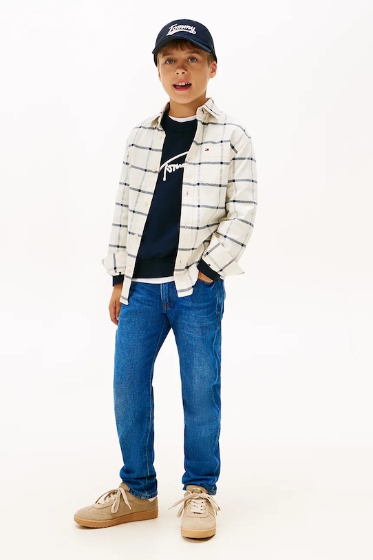 Дитячі джинси Tommy Hilfiger MODERN STRAIGHT джинси блакитний KB0KB09920.9BYA