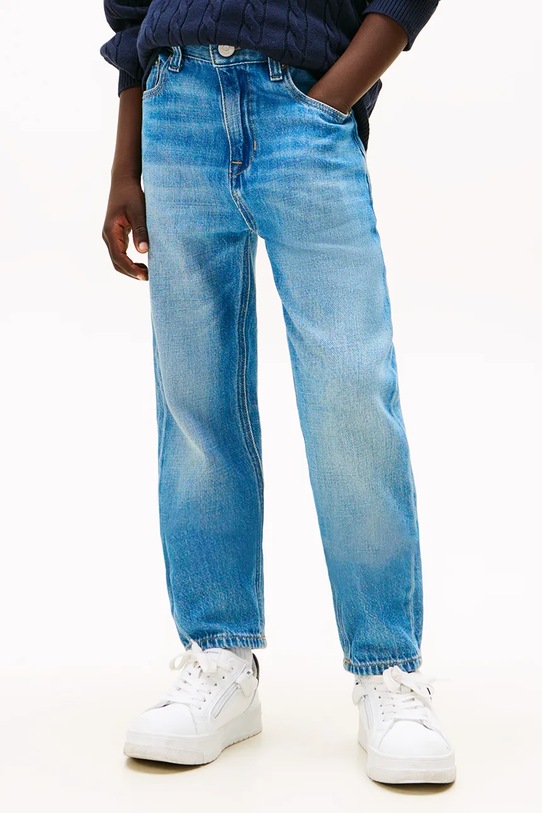 Chłopiec Tommy Hilfiger jeansy dziecięce SKATER KB0KB09921.9BYA niebieski