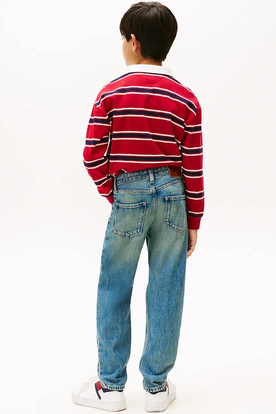 Дитячі джинси Tommy Hilfiger ARCHIVE блакитний KB0KB10013.9BYA