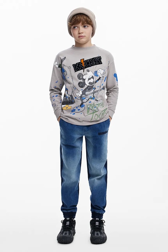 Детски дънки Desigual с регилация син 25WBDD02