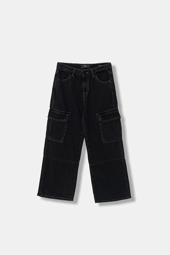 Guess jeansy dziecięce z regulacją czarny L5BA03.D5JL0.9BYA