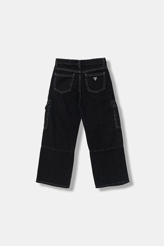 Guess jeansy dziecięce L5BA03.D5JL0.9BYA czarny AW25