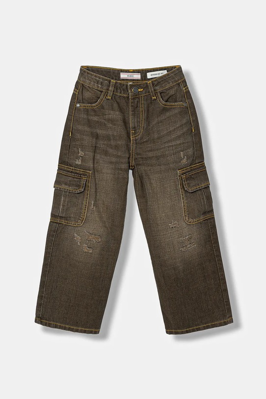 Guess jeansy dziecięce jeansy brązowy L5BA15.D1090.9BYA