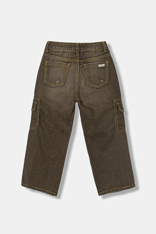 Guess jeansy dziecięce L5BA15.D1090.9BYA brązowy AW25