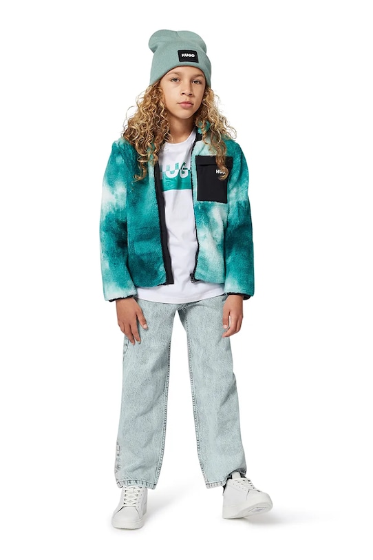 HUGO jeansy dziecięce jeansy niebieski G00468.162.174