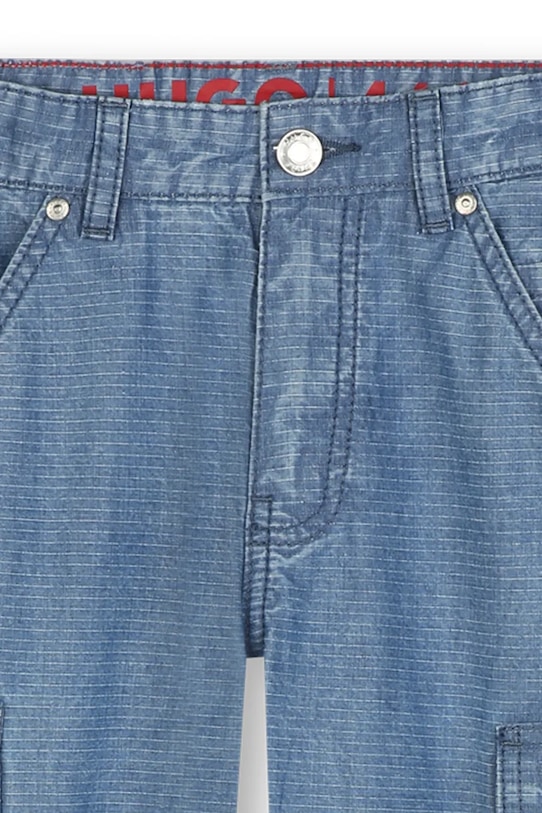 HUGO jeansy dziecięce niebieski G00478.114.150