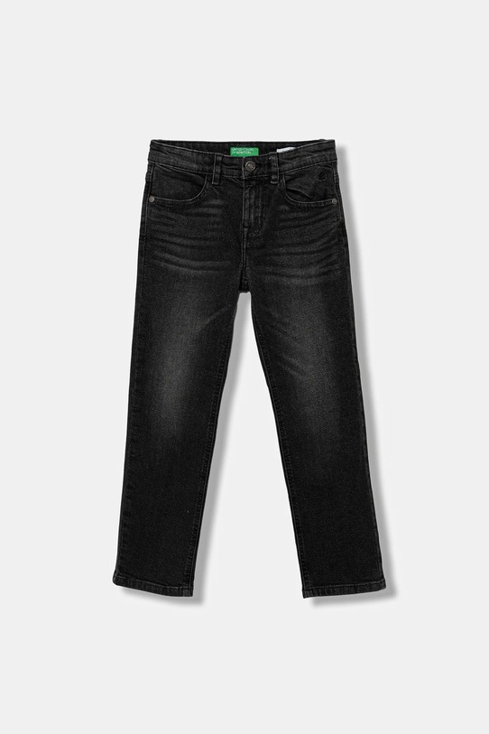 Παιδικά τζιν United Colors of Benetton Planet friendly μαύρο 45ONCE02Y.G.Reprop.9BYA