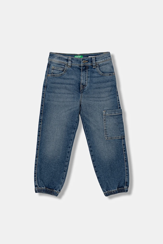 United Colors of Benetton jeans copii reglabil albastru 45ONGE02Q.P.seasonal