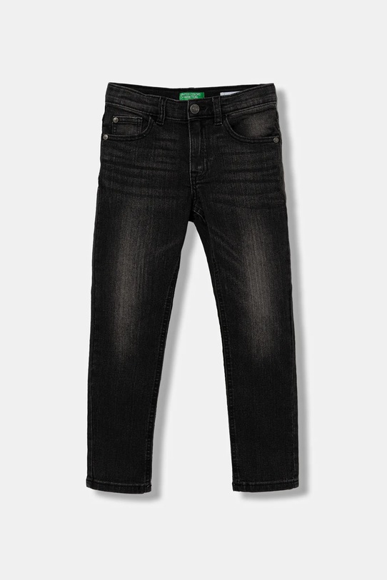 United Colors of Benetton jeansy dziecięce Planet friendly czarny 4PORCE00K.G.reproposed