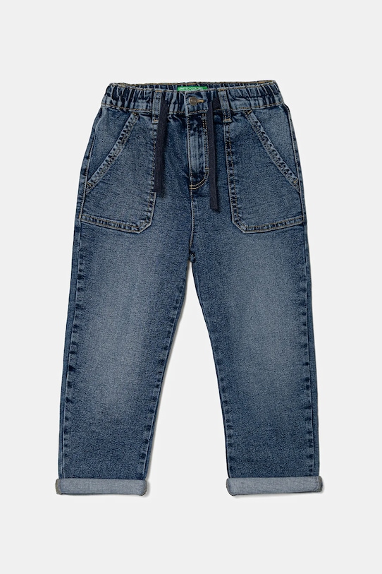 United Colors of Benetton jeans copii reglabil albastru 45ONGF02H.P.seasonal