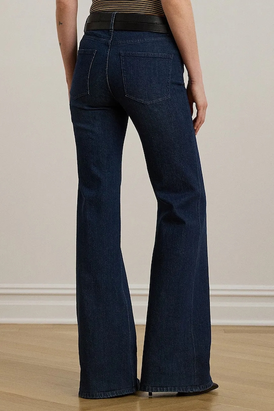 Lauren Ralph Lauren jeansy bawełniane 200982842 niebieski AW25