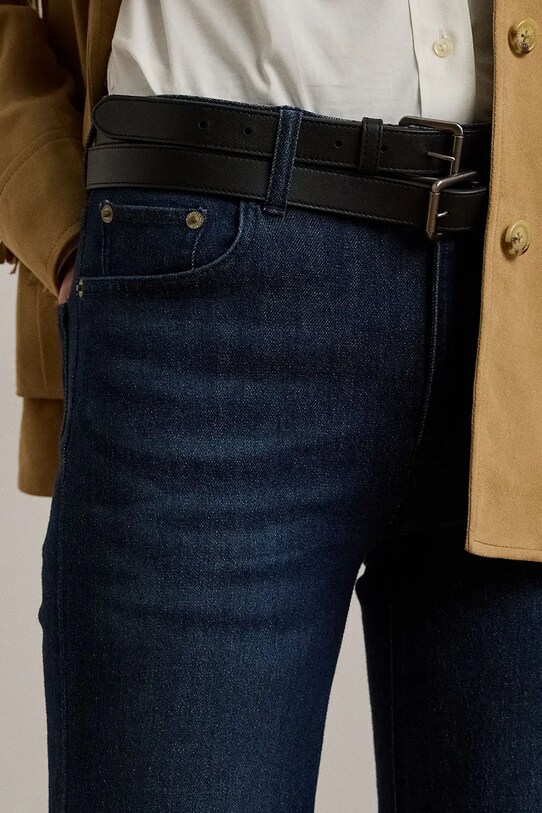 Lauren Ralph Lauren jeansy bawełniane niebieski 200982842