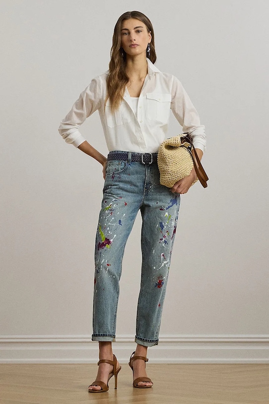 Джинсы Lauren Ralph Lauren голубой 200971257