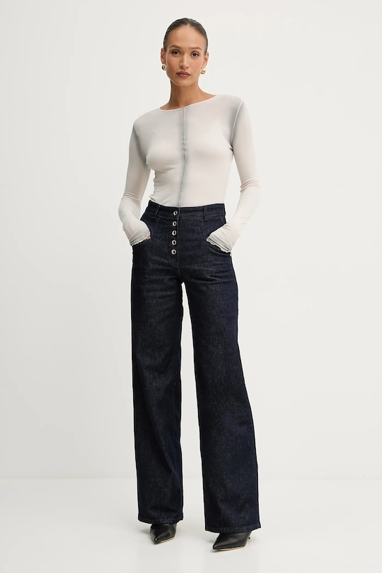 Patrizia Pepe jeansy 8P0719.D113 granatowy AW25