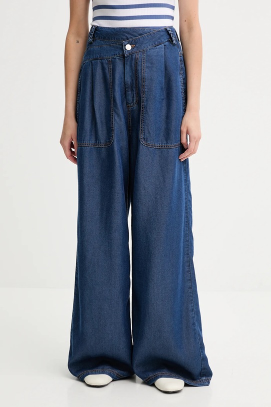 Παντελόνι MUNTHE PAYTEN ψηλή σκούρο μπλε 252142525207