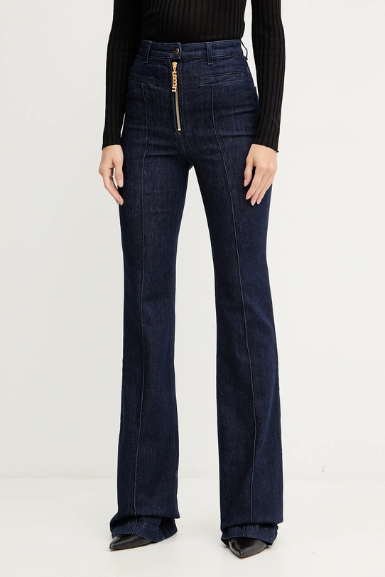 Elisabetta Franchi jeansy niebieski PJ05D56E2