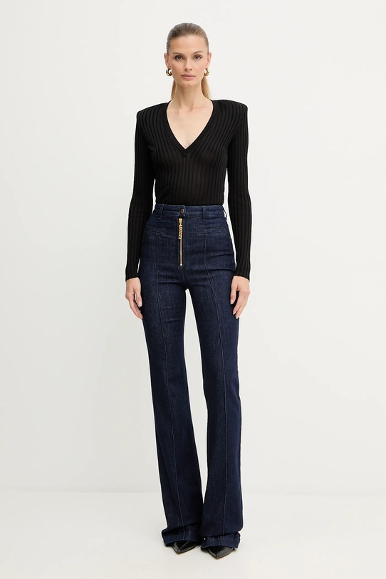 Elisabetta Franchi jeansy PJ05D56E2 niebieski AW25