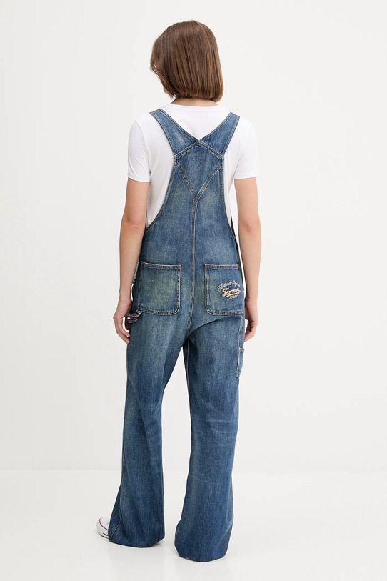 Odzież Tommy Jeans ogrodniczki jeansowe DW0DW20529 niebieski