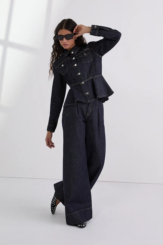 Karl Lagerfeld jeans bleumarin A3W10011