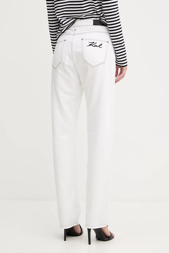 Odzież Karl Lagerfeld jeansy A3W10014 biały