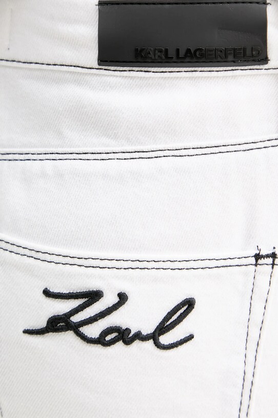 Karl Lagerfeld jeansy biały A3W10014