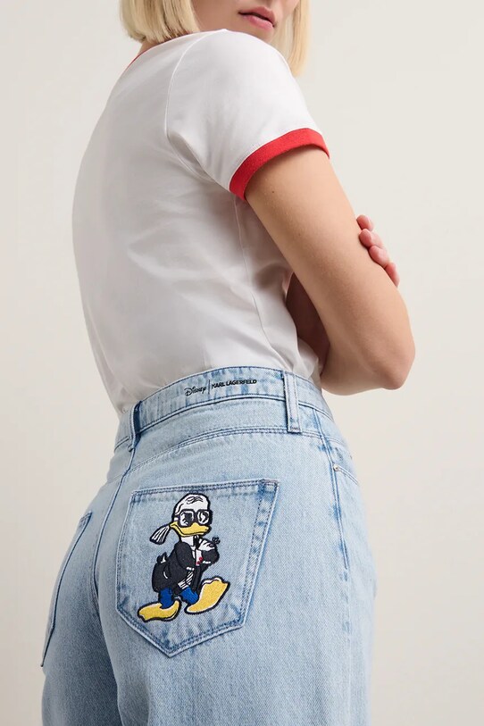 Ruházat Karl Lagerfeld farmer KL X DISNEY A3W10120 kék