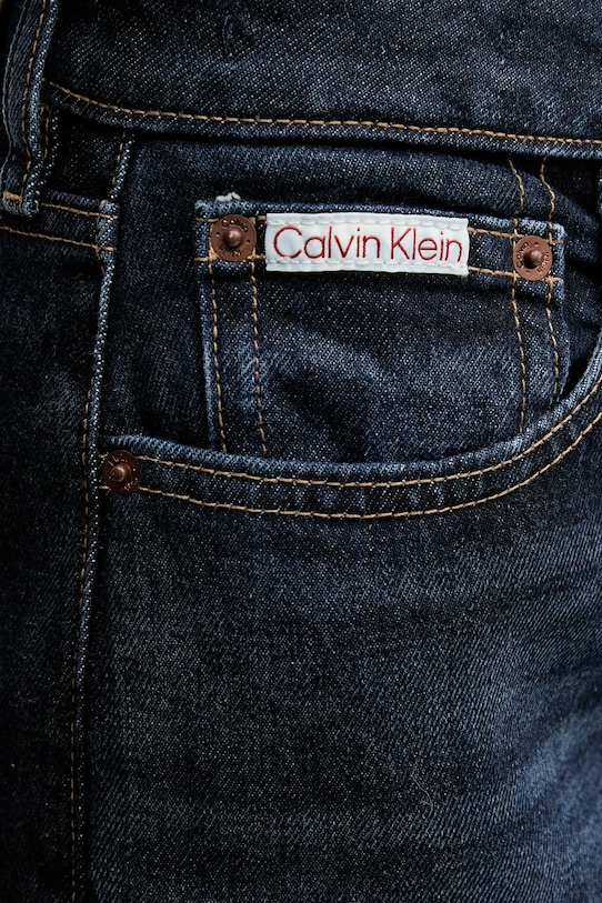 Calvin Klein Jeans jeansy LV047B911G granatowy