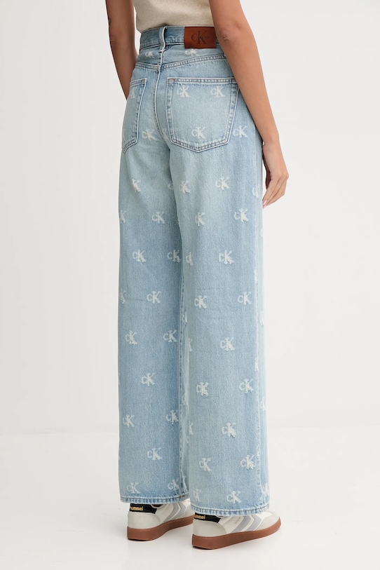 Odzież Calvin Klein Jeans jeansy LV047C785G niebieski