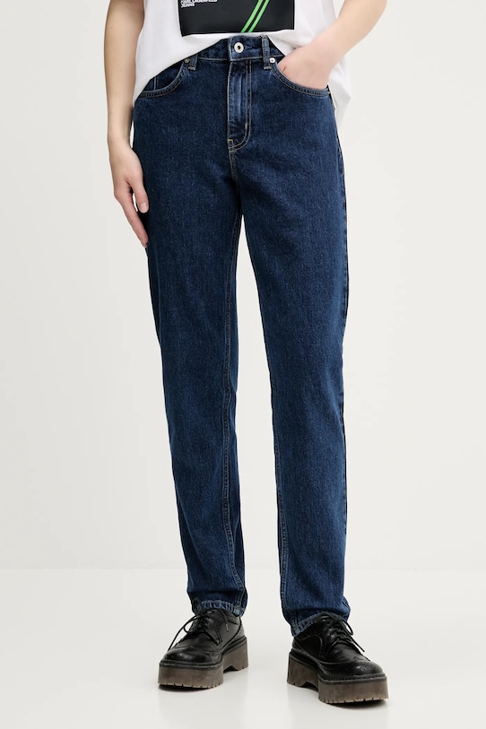 Karl Lagerfeld Jeans jeansy Planet friendly granatowy A3W10064