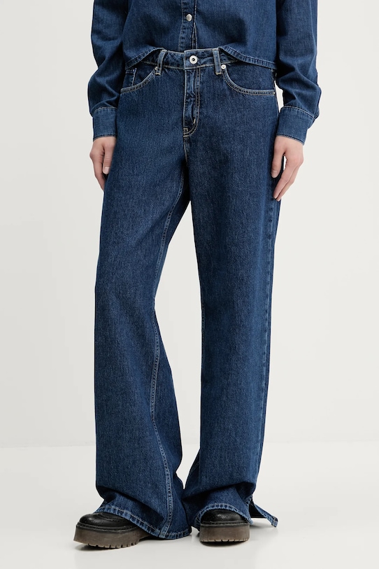 Karl Lagerfeld Jeans jeansy Planet friendly granatowy A3W10129