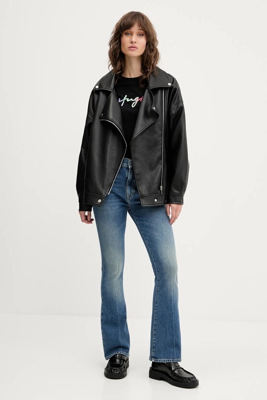 HUGO jeansy 50541493 niebieski AW25