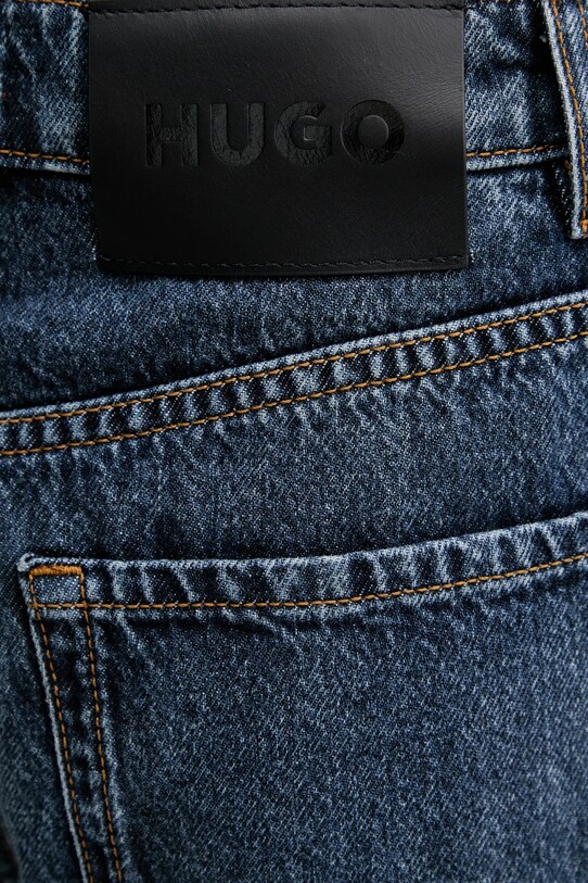 HUGO jeansy granatowy 50542144