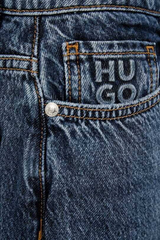 HUGO jeansy 50542144 granatowy