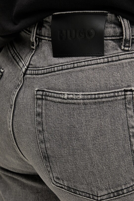 HUGO jeansy szary 50544798